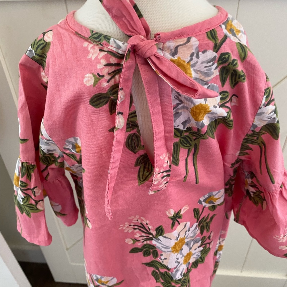 Adorable Floral Pink Chicken dress - Picture 4 of 4
